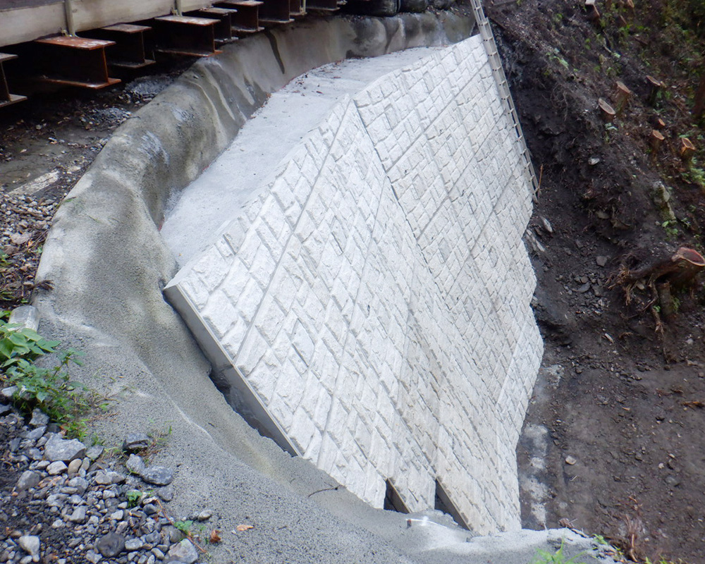 南アルプス公園線（湯ノ島）道路災害復旧工事