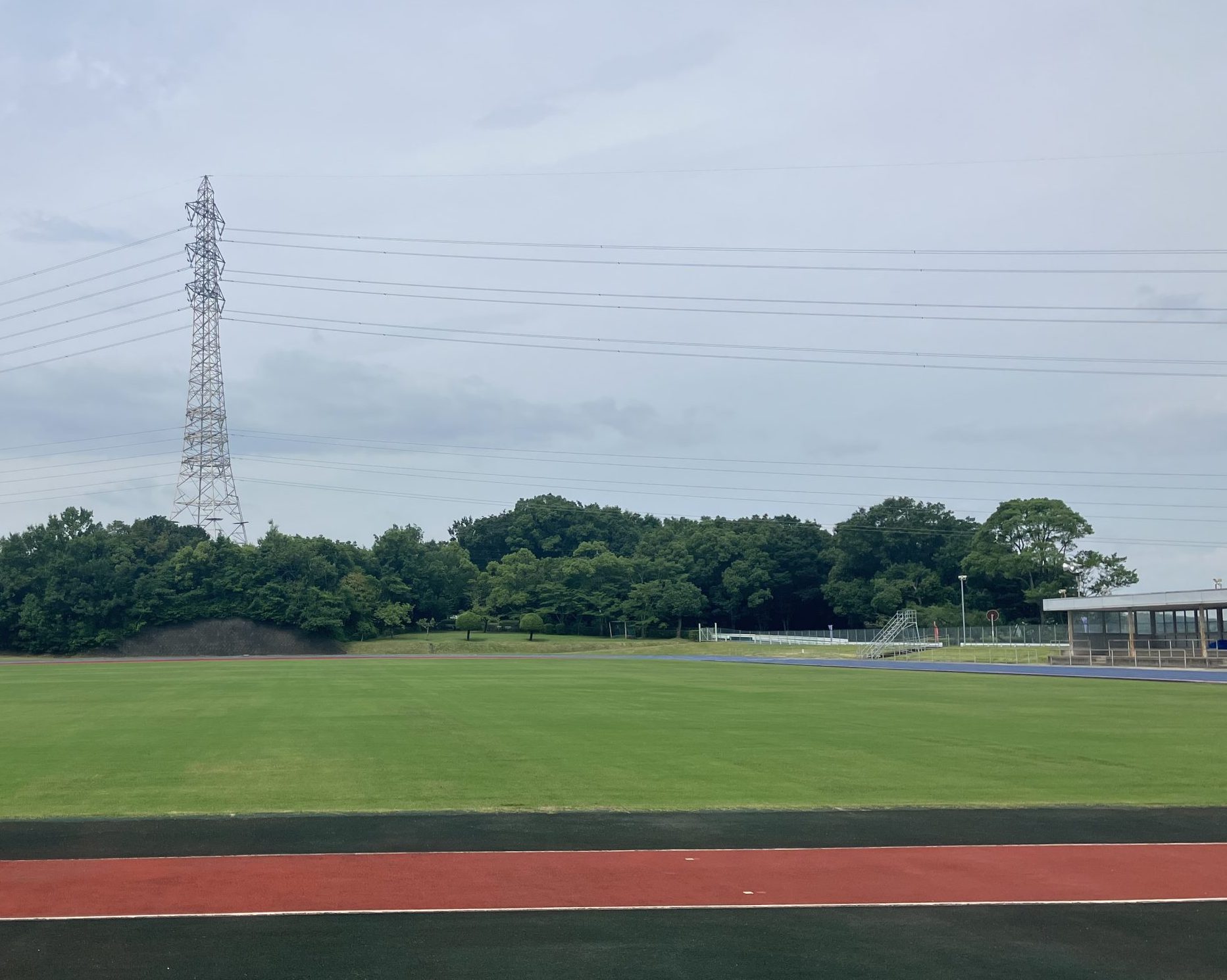 陸上競技場インフィールド改修工事